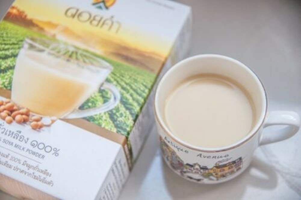 400g DOI KHAM Soy Milk Powder Drink 100% Soy Brew Hot Cold Project of Royal - Image 3